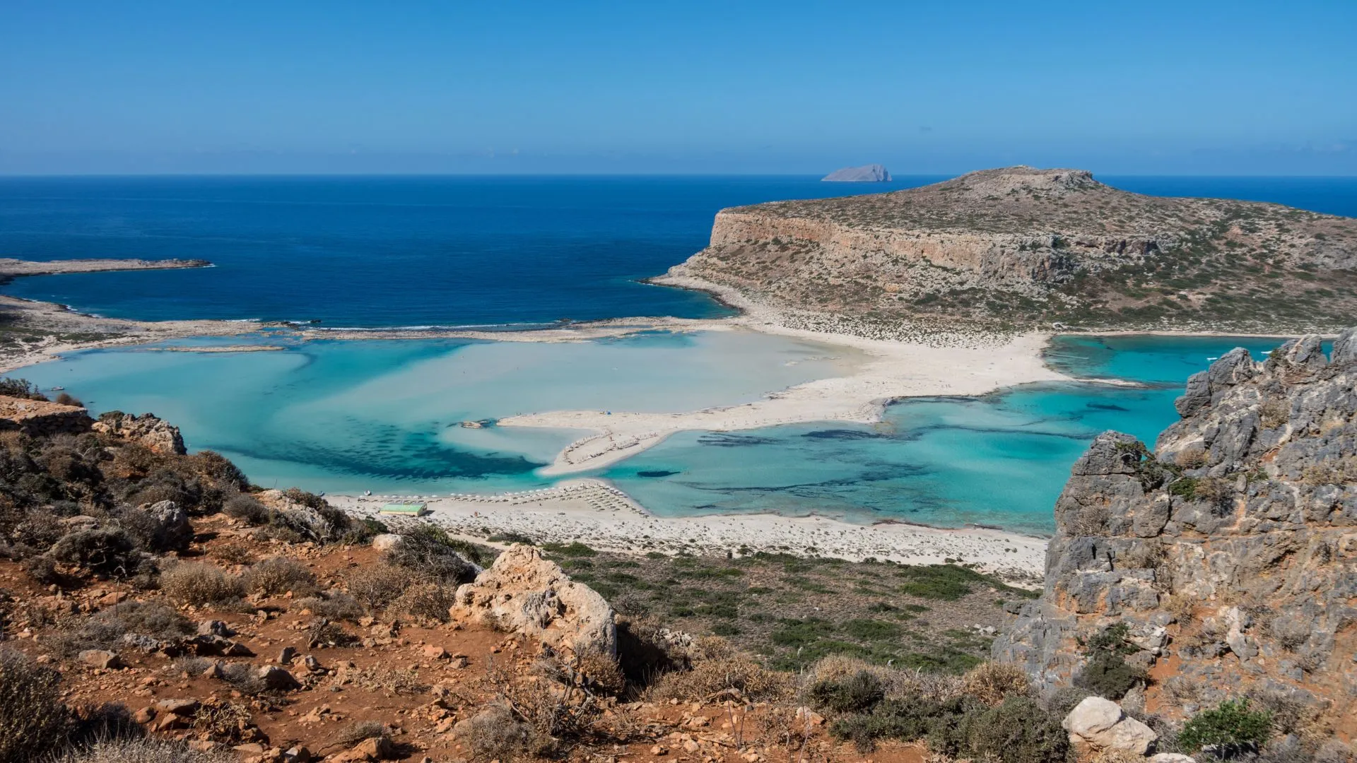 sentier baie balos randonnee crete