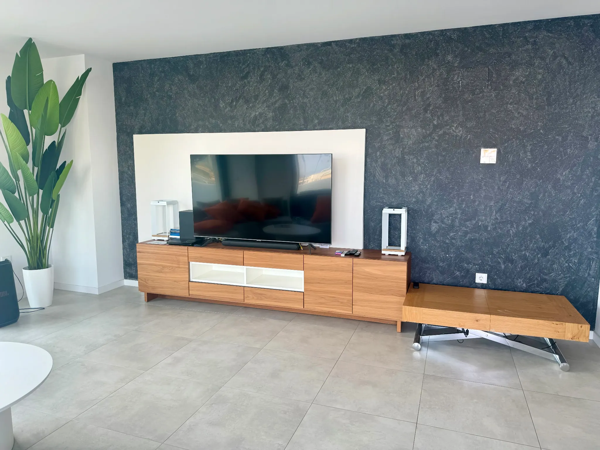 television-salon-résidence-seascape